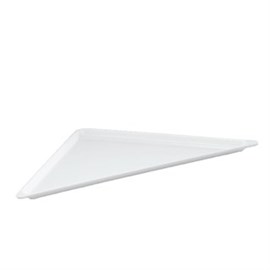 Auslegeplatte Melamin 1334 40 x 40 x 56 cm, weiß, dreieckig Produktbild