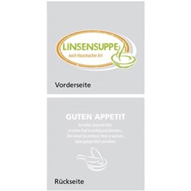 NaloBar-APM glasklar 65/32 (25Abs.) "Linsensuppe" nach Hausmacher Art Produktbild