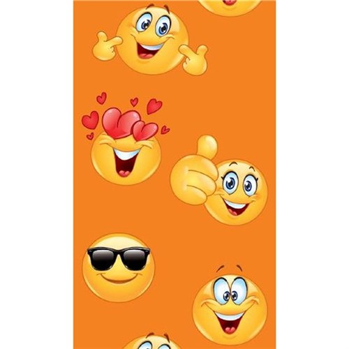Nalo-Top gelb 45(48)/22 (25Abs.) "Emoji"/5-farbig/Emoji-Motive Produktbild 0 L