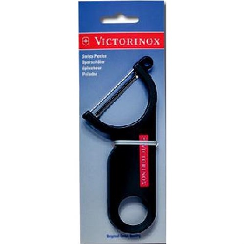 Victorinox-Sparschäler, schwarz 7.6073.3, rostfreie Pendelklinge Produktbild 0 L