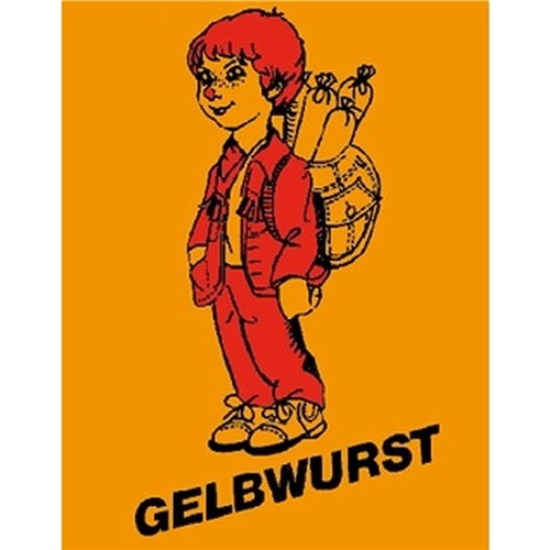 F+ gelb 45(49)/20m gerafft "Gelbwurst"/Junge Produktbild 0 L