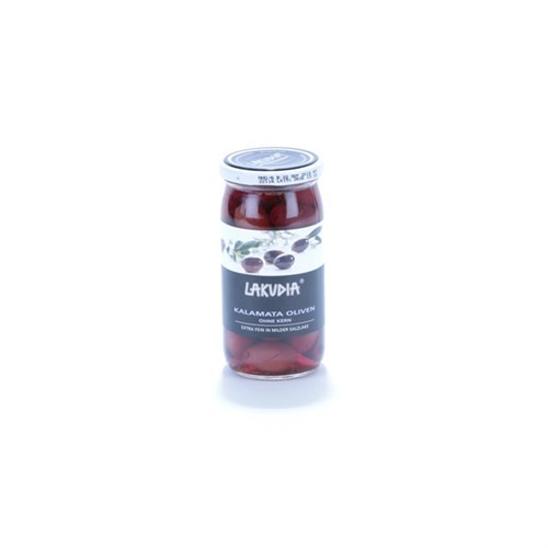 Oliven-Kalamata, schwarz Glas 200 g (ATG) / ohne Kern Produktbild 0 L