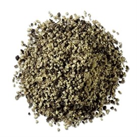 Pfeffergranulat, schwarz, fein Btl. 1 kg /  0,8-1,5 mm Produktbild