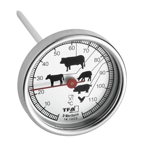 Edelstahl - Bratenthermometer Messbereich: 0°C bis +120°C Produktbild 0 L
