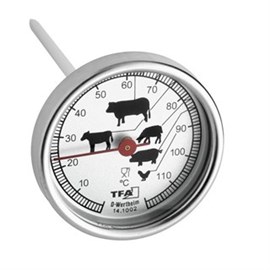 Edelstahl - Bratenthermometer Messbereich: 0°C bis +120°C Produktbild