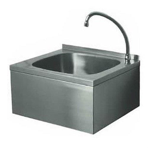Handwaschbecken-Edelstahl Maße: 400x290x240mm / Kniebedienung Produktbild 0 L