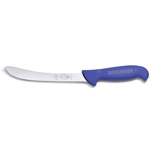 Dick-Sortiermesser, blau 82375/18, gebogen, breite Spitze, "Ergogrip" Produktbild 0 L