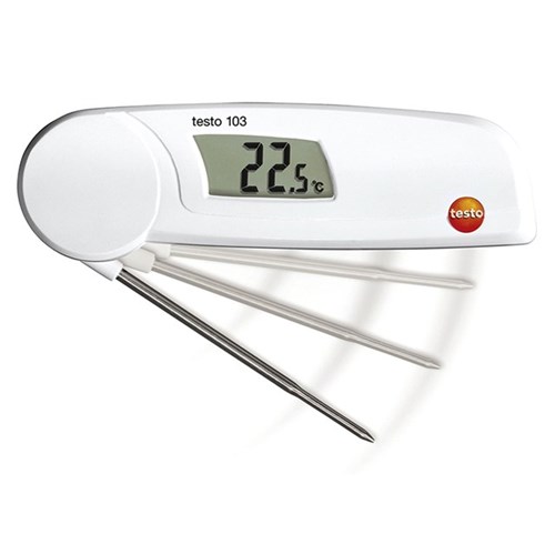 Testo-Klappthermometer Typ 103 Messbereich: -30°C bis +220°C Produktbild