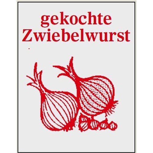 F+ 45(49)/20m gerafft "gekochte-Zwiebelwurst"/1-farbig: rot Produktbild 0 L