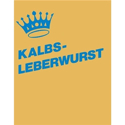 F+ gold 45(49)/20m gerafft "Krone-Kalbsleberwurst"/1-farbig: hellblau Produktbild 0 L