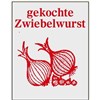F+ 50(54)/25 (25Abs.) "gekochte-Zwiebelwurst"/1-farbig: rot Produktbild