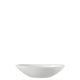 Salatschale oval "Alabastro" weiß D.: 22 cm, Leonardo Produktbild