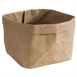 Brottasche "Paperbag" APS, natur Maße: 12 x 11,5 cm, H.: 11,5 cm Produktbild