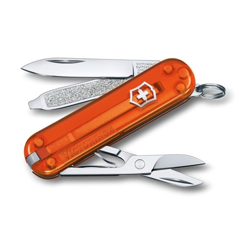 Victorinox-Taschenmesser, transp.-orange 0.6223.T82G, Classic SD, 58 mm Produktbild 0 L