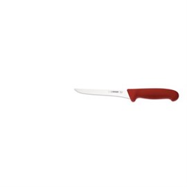 Giesser-Ausbeinmesser, rot 3105/16, gerade, steif Produktbild