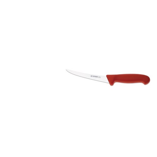 Giesser-Ausbeinmesser, rot 2505/15, gebogen, semiflex Produktbild 0 L