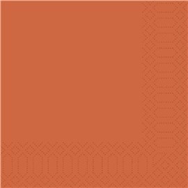 Duni Servietten 33 x 33 cm mandarin, 1/4 Falz, dreilagig Produktbild