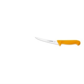Giesser-Ausbeinmesser, gelb 2517pp/15, gebogen, steif, PP-Griff Produktbild