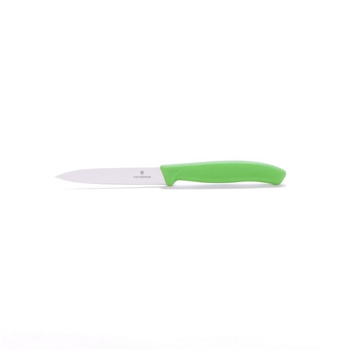 Victorinox-Gemüsemesser, grün 6.7706.L114, 10 cm, mittelspitz Produktbild 0 L