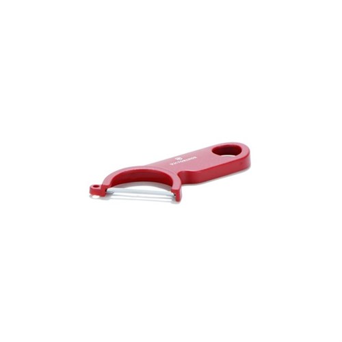 Victorinox-Sparschäler, rot 7.6073, rostfreie Pendelklinge Produktbild 0 L