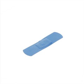 Pflasterstreifen, Nachfüllpack, blau 2 x 7,2 cm, detektierbar, Pack 40 St. Produktbild