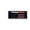 Giesser-Steakmesser-Set 4-teilig "PremiumCut" 1950/12 rd, Acryl Griff "red diamond" Produktbild