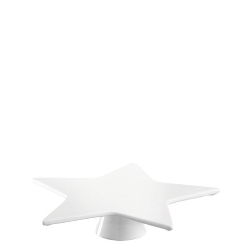 Deko-Stern auf Fuß, weiß B.: 35 cm, Keramik, Leonardo Produktbild 0 L