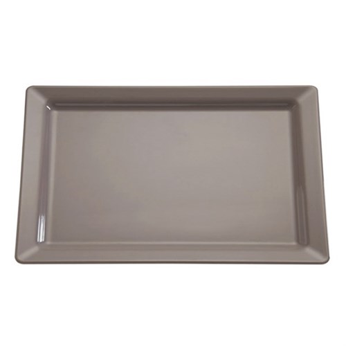 GN-Platte "Pure Color" Melamin grau, GN 1/2, 32,5 x 26,5 cm Produktbild 0 L