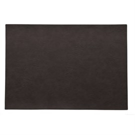 Tischset, ASA "black coffee" 46 x 33 cm, PU-Kunstleder Produktbild