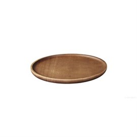 Holzteller Akazie massiv   +NEU+ D.: 15 cm, H.: 2 cm Produktbild