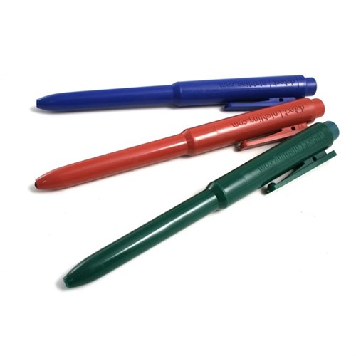 Kugelschreiber, detektierbar "ECO100" Schriftfarbe rot, mit Clip Produktbild 0 L