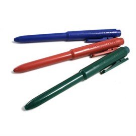 Kugelschreiber, detektierbar "ECO100" Schriftfarbe rot, mit Clip Produktbild