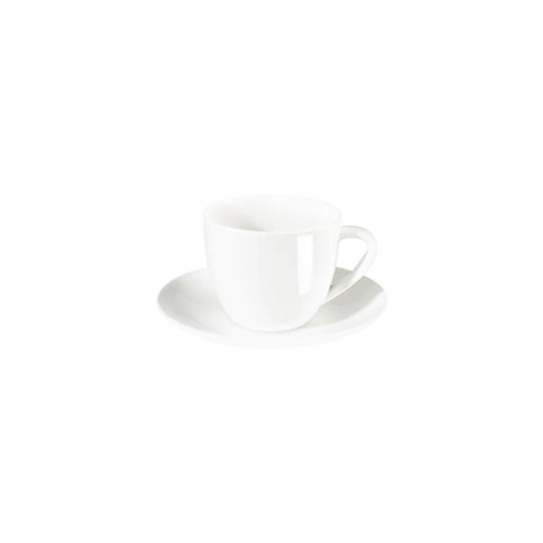 Cappuccino-Tasse mit Unterer 0,25 L, weiß, fine bone china Produktbild 0 L