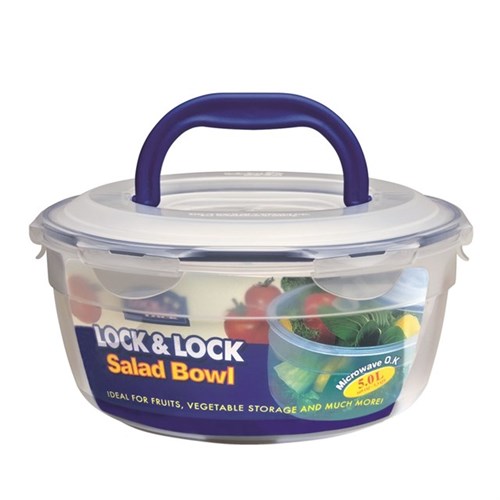 Salatbox L&L rund mit Griff D.: 285 mm, 5 L Produktbild 0 L