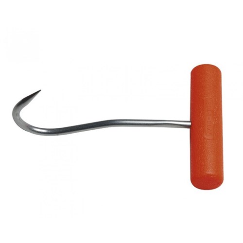 Wennert-Hand-Ziehhaken, orange 17 cm, Kunststoffgriff rund Produktbild 0 L