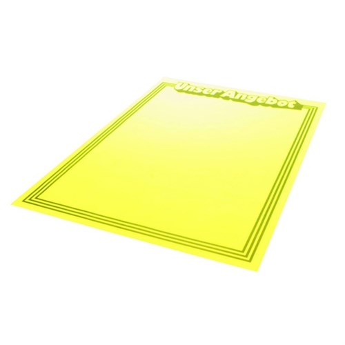 Plakatpapier DIN A1 gelb Unser Angebot Produktbild 0 L