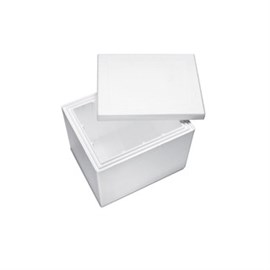 Styropor-Isolierbox, Nr. 275 75,0 L, inkl. Deckel, weiß Produktbild