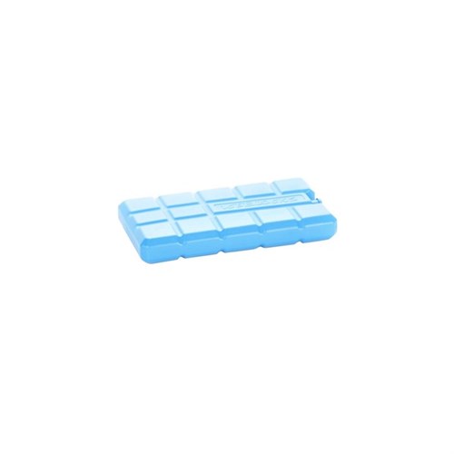 HDPE-Kühlakku klein, blau 8 x 15 x 2 cm, Wasserfüllung, formstabil Produktbild 0 L