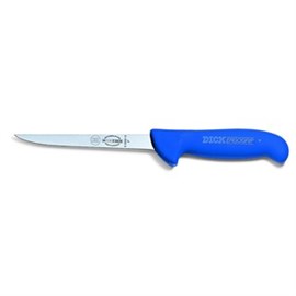 Dick-Ausbeinmesser, blau 82990/15, gerade, schmal, steif Produktbild