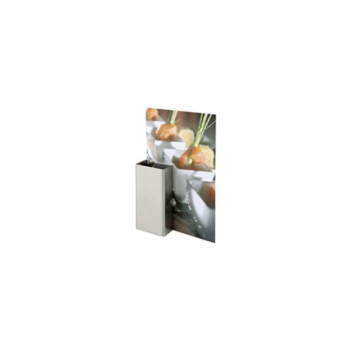 Tischkartenhalter Edelstahl mattiert, 8,5 x 4 cm, Set 2 St. Produktbild 0 L