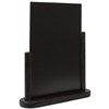 Tischaufsteller Kreidetafel DIN A4 PVC schwarz, mit Rahmen, schwarz Produktbild