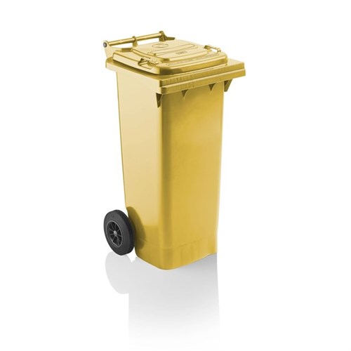 Mülltonne-Kunststoff, gelb Inh.: 80 L / fahrbar Produktbild 0 L