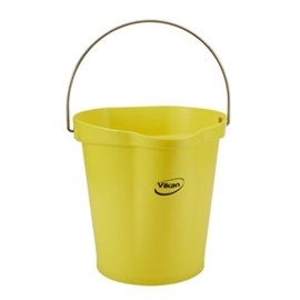 Hygieneeimer-Vikan, gelb 5686-6 / 12 Liter / Ausguss + Skala Produktbild