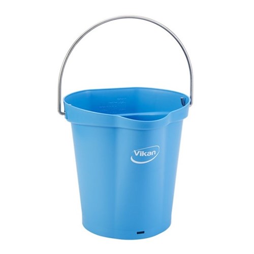 Hygieneeimer-Vikan, blau 5688-3 / 6 Liter / Ausguss + Skala Produktbild 0 L