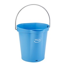Hygieneeimer-Vikan, blau 5688-3 / 6 Liter / Ausguss + Skala Produktbild
