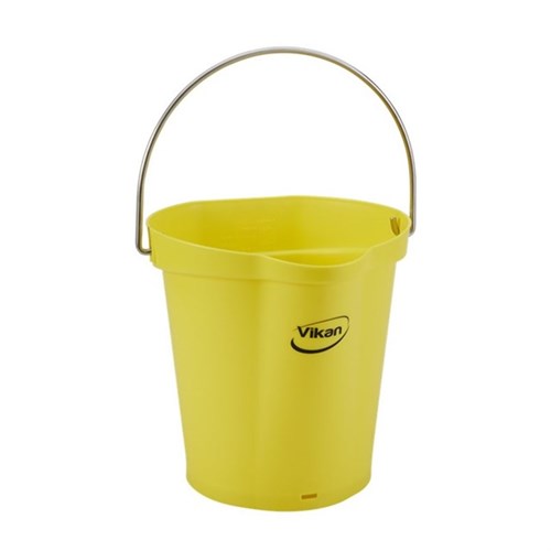 Hygieneeimer-Vikan, gelb 5688-6 / 6 Liter / Ausguss + Skala Produktbild 0 L