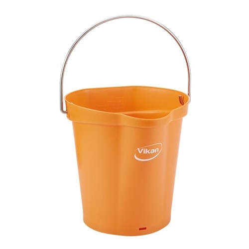Hygieneeimer-Vikan, orange 5688-7 / 6 Liter / Ausguss + Skala Produktbild 0 L