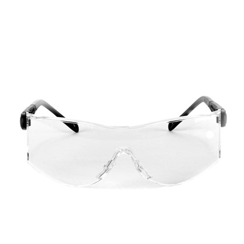 Schutzbrille Op-Tema, Bügel schwarz, Polycarbonatscheiben klar Produktbild 1 L
