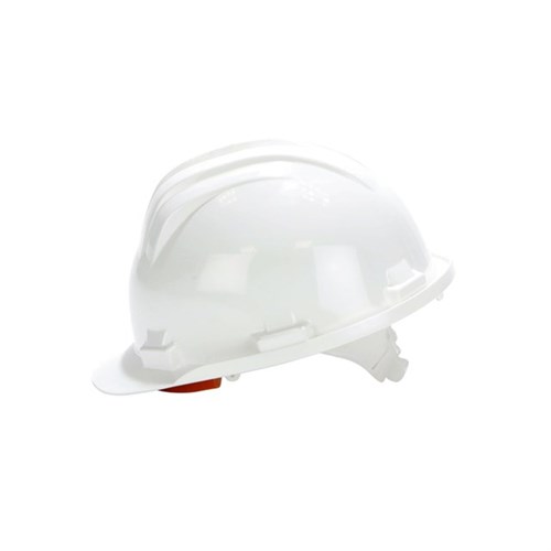 HDPE-Schutzhelm EN397 weiß, unbelüftet, 6-Punkt Produktbild 0 L