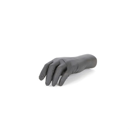 Nitril-Einweghandschuhe Gr. M schwarz, puderfrei, Pack 100 St. Produktbild 0 L